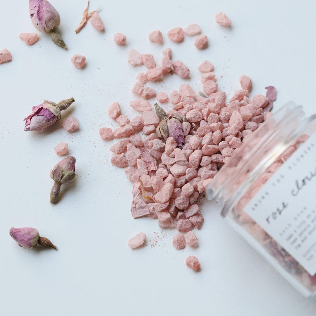 Rose Cloud Bath Soak - Among The Flowers - Bath + Body gifts for nature lovers
