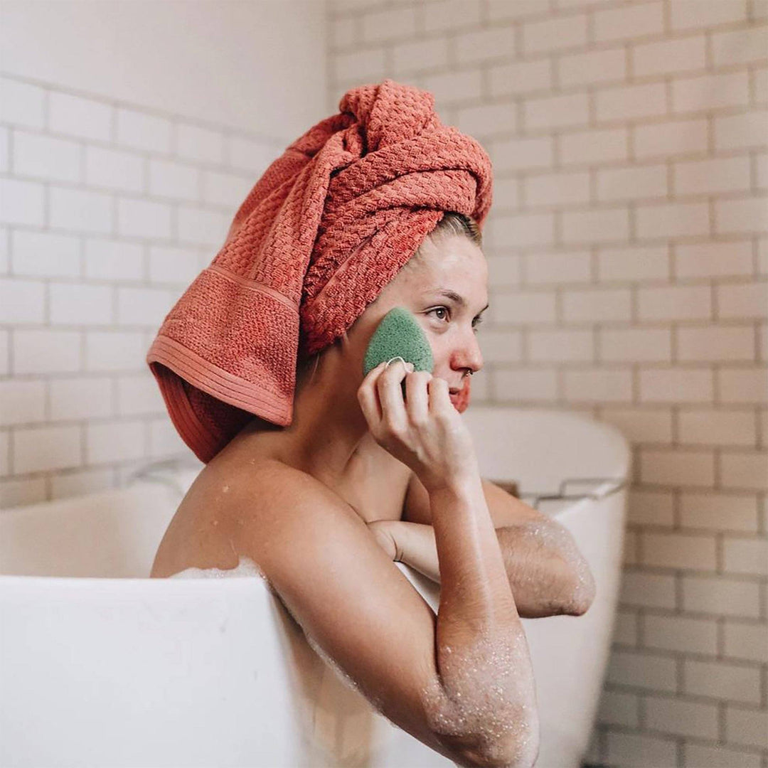 Konjac Facial Sponge - Green Clay Bath + Body BKIND 