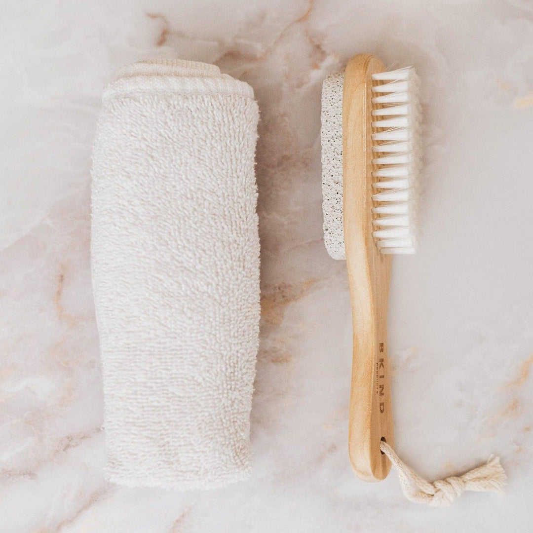 Wooden Pumice Brush Bath + Body BKIND 