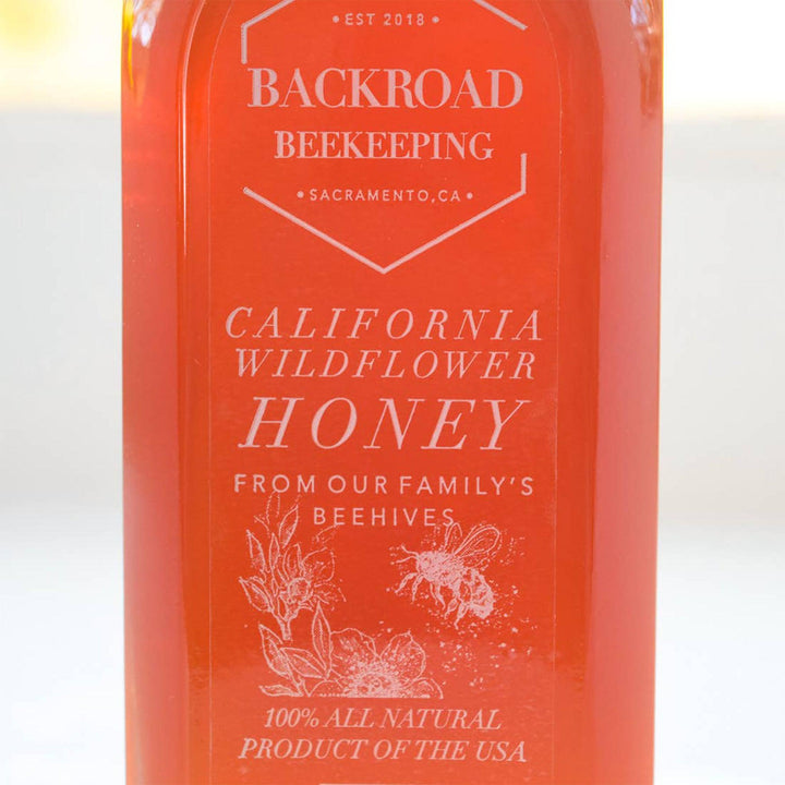 California Wildflower Honey, 1 lb.-Backroad Beekeeping-Paloverde-Botanicals