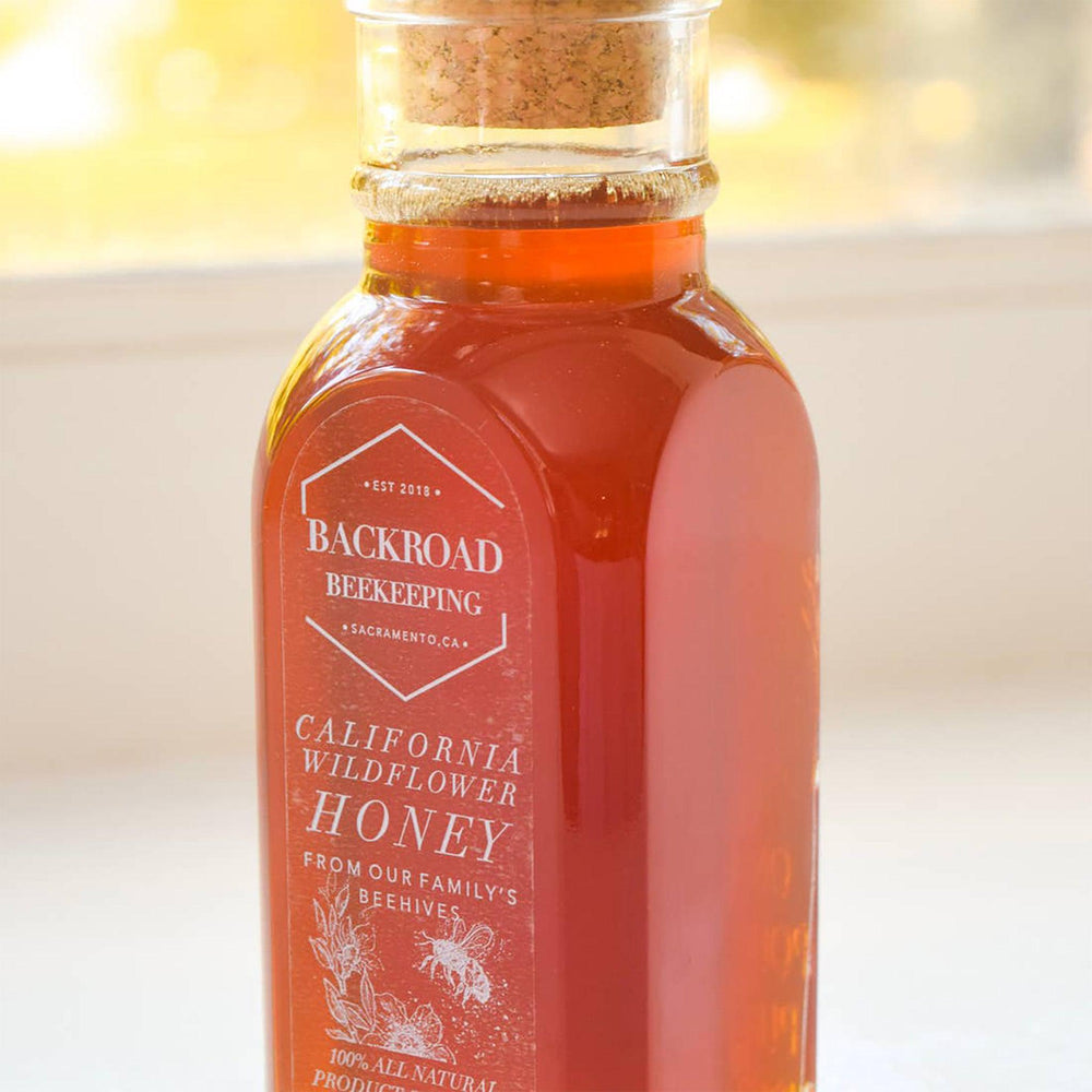 California Wildflower Honey, 1 lb.-Backroad Beekeeping-Paloverde-Botanicals
