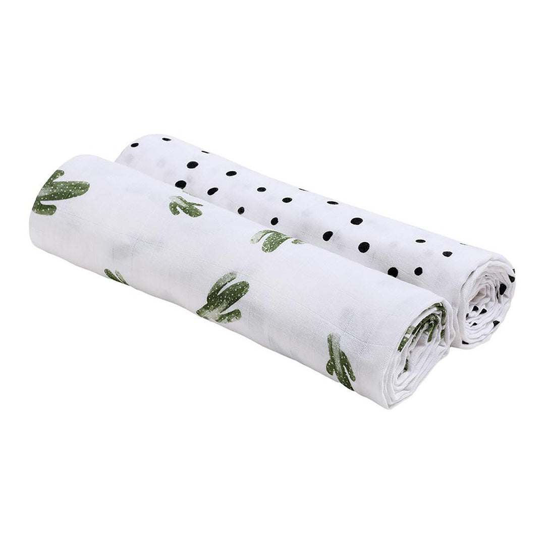 Saguaro + Dottie Bamboo Blend Baby Swaddle Baby Bebe Au Lait 