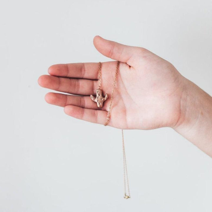 Cactus Charm Necklace Jewelry Dawning Collective 