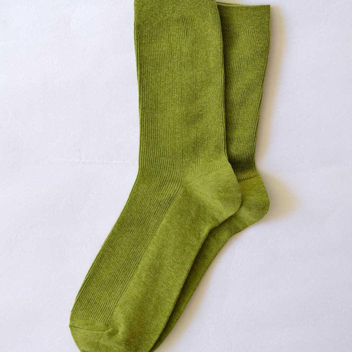 Everyday Cotton Socks - Moss