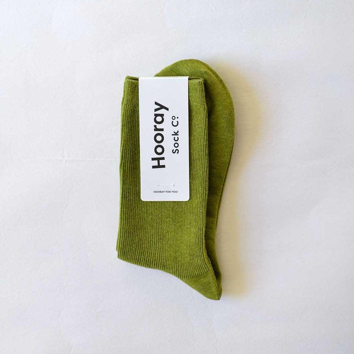 Everyday Cotton Socks - Moss