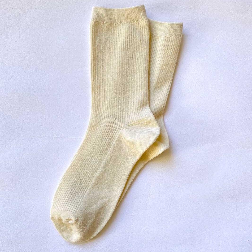 Everyday Wool Socks - Cream