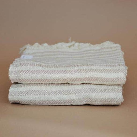 Willow Stripe Oversized Turkish Towel