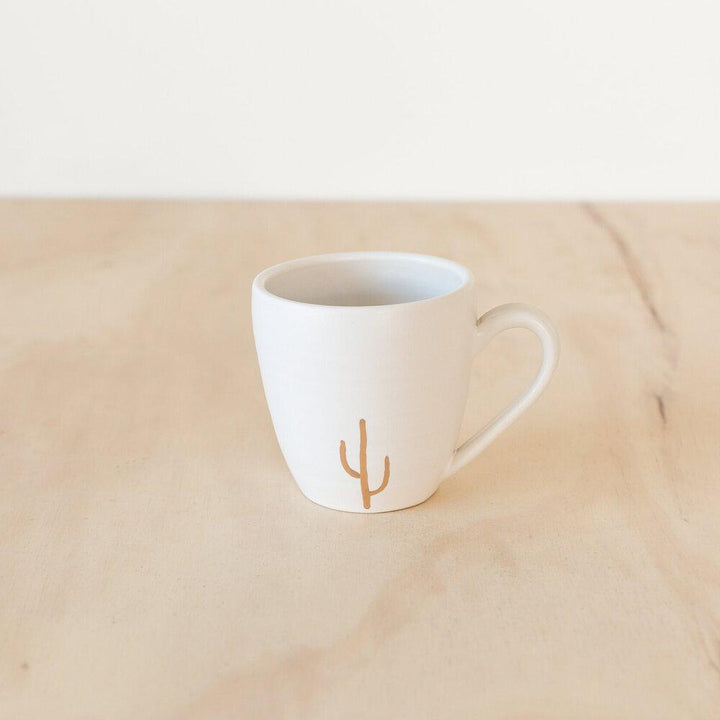 Gold Cactus Mug Kitchen + Bar Lafayette Avenue Ceramics 