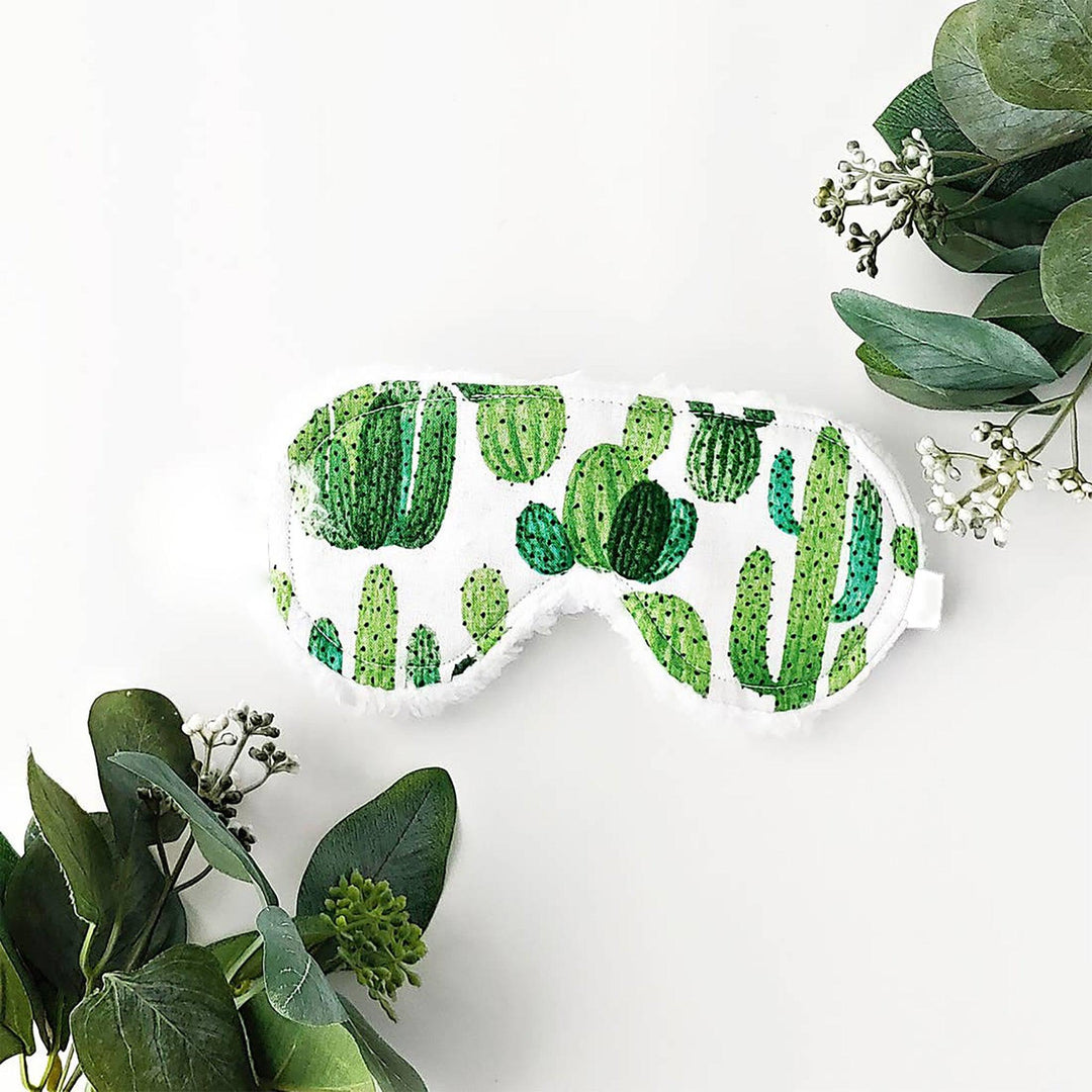 Cactus Sleep Mask - Onyx + Sage Co. - Bath + Body gifts for nature lovers
