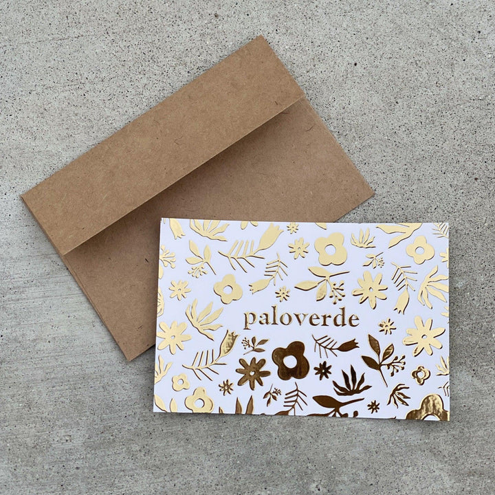 Paloverde Gold Foil Card