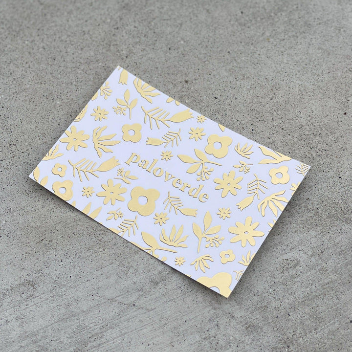 Paloverde Gold Foil Card