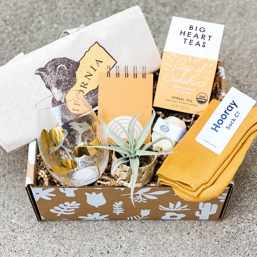 California inspired gift box for self care