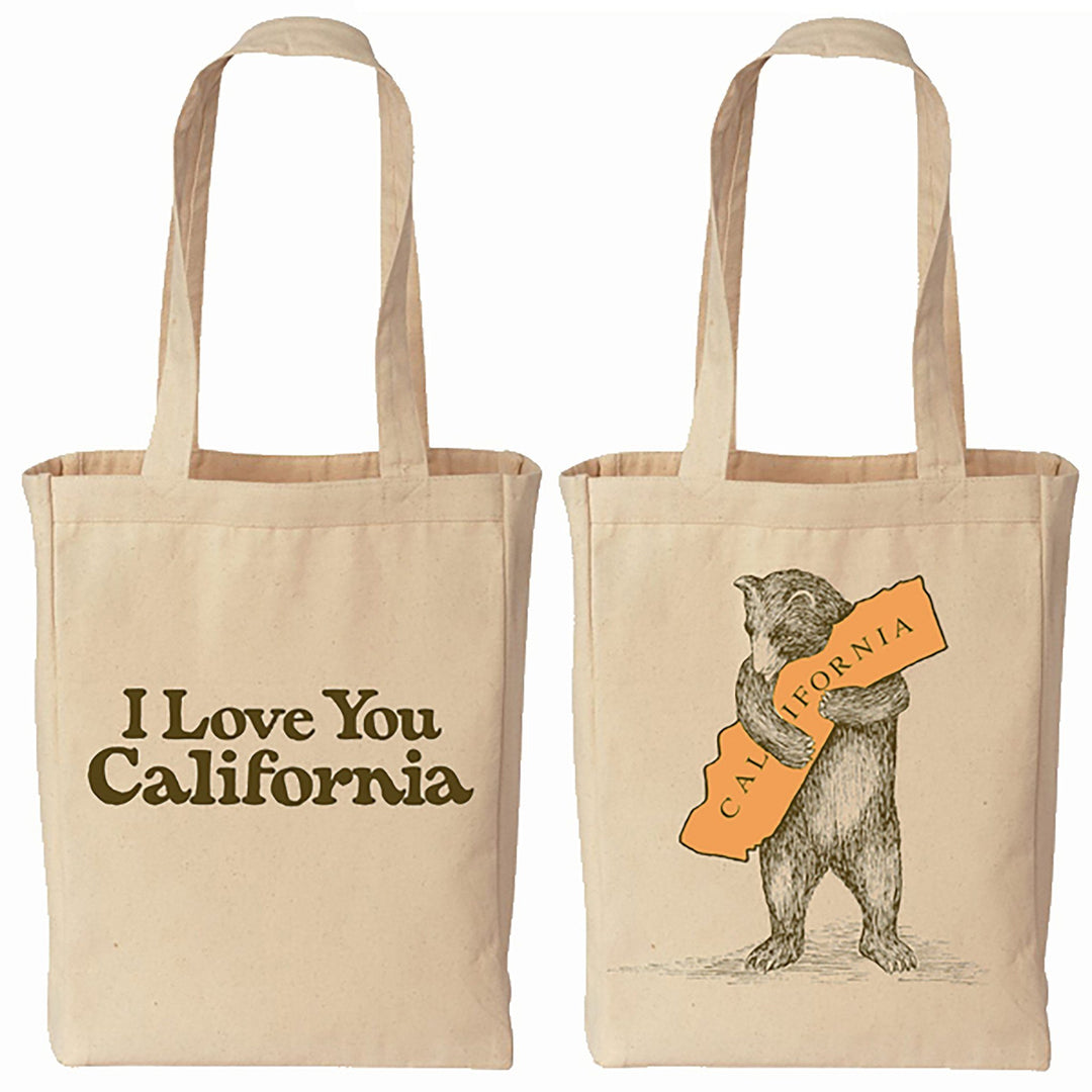 CA Bear Hug Tote Bags SF Mercantile 