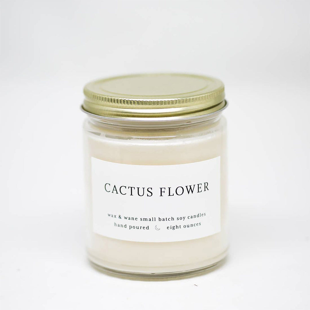 Cactus Flower Candle Decor Wax & Wane 
