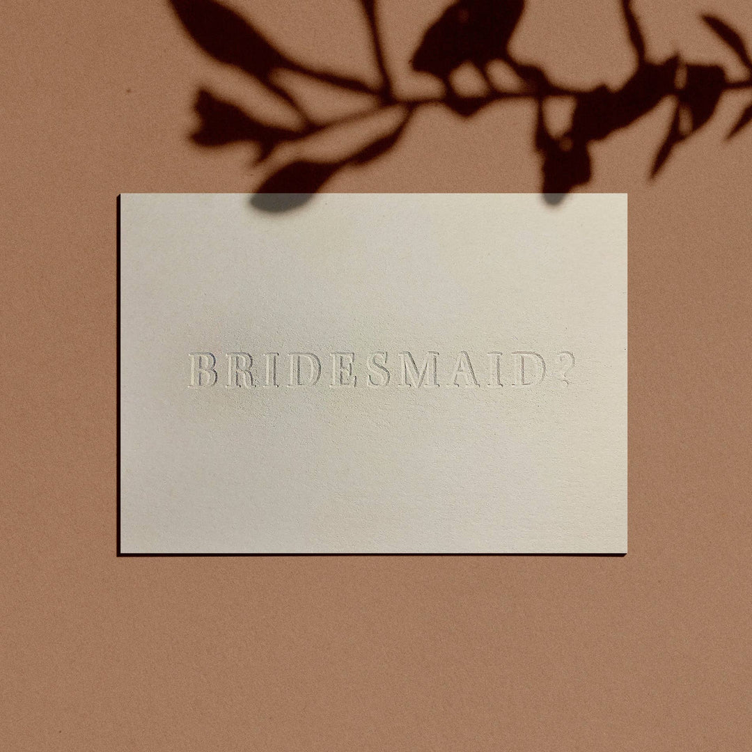 Bridesmaid? Proposal Card