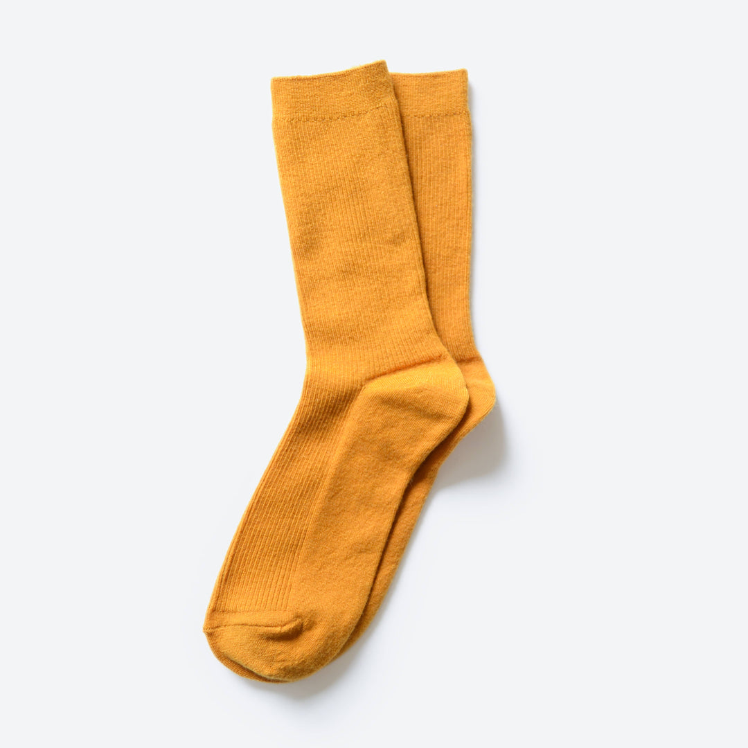 Everyday Wool Socks - Goldenrod