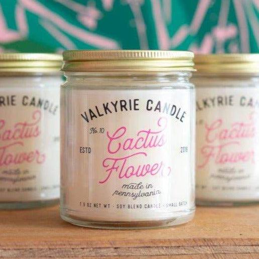 Cactus Flower Candle